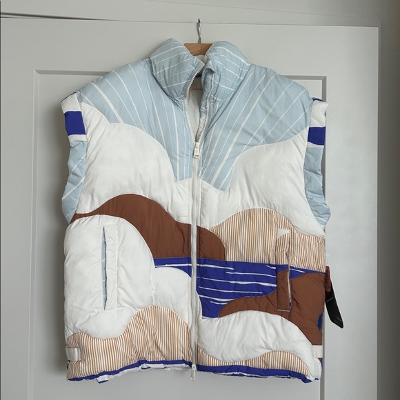 FP MOVEMENT IN A BUBBLE CONVERSATIONAL QUILTED VEST SIZE XS S M MSRP $198.00 NWT - Picture 7 of 15